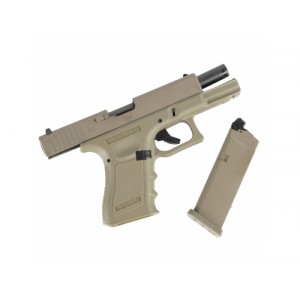 Страйкбольный пистолет Glock-19 gen.3 TAN EC-1301 DE [East Crane]